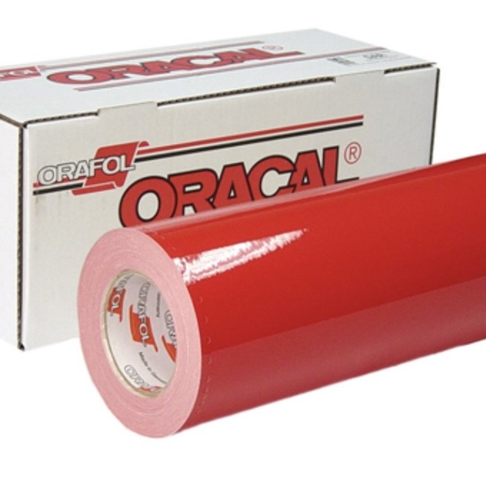 12" x 5 Feet RED Oracal 651 Cricut Hobby Craft Decal Vinyl Sticker